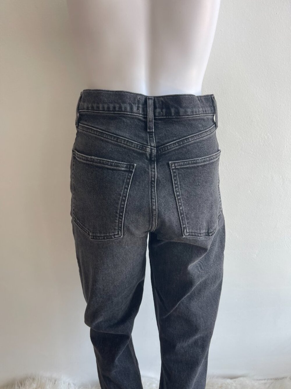 Agolde High Rise Stovepipe Jeans Black - Picture 5 of 5